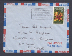 Enveloppe Nouvelle  Calédonie Pour La France Avec Timbre Oblitéré 1967 - Briefe U. Dokumente