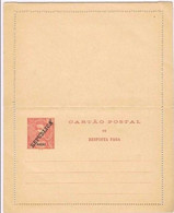 Macau, 1911, Cartão Postal Com Resposta Paga - Covers & Documents