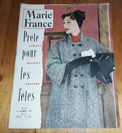 MARIE FRANCE N°419 1952 Mode Fashion French Women's Magazine - Lifestyle & Mode