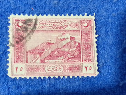 TÜRKİYE- 1922-   25PİA  NATİONAL MOTİFS    DAMGALI - Used Stamps