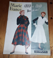 MARIE FRANCE N°420 1952 Mode Fashion French Women's Magazine - Fashion