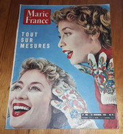 MARIE FRANCE N°468 1953 Mode Fashion French Women's Magazine - Moda