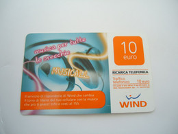 PREPAID ADVERTISING  CARDS  RICARICA   MUSICAL - Otros – América