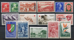 Algérie             Année 1957:   340A/353  ** + PA 14 ** - Unused Stamps