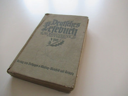 1937 Deutsches Lesebuch Für Volksschulen 5. Und 6. Schuljahr Verlag Von Velhagen Und Klasing Bielefeld Und Leipzig - Schulbücher