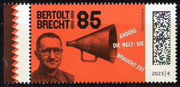 BRD - Mi 3749 ◳ ✶✶ # (E) - 85c    Berthold Brecht  Ausg.: 02.02.2023 - Ungebraucht