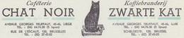 BELGIË/BELGIQUE :1953: Factuur/Facture ## CHAT NOIR / ZWARTE KAT ## Aan ## COVENT F., Berlare ## : CHAT,KAT,CAFÉ,KOFFIE, - Food