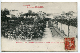 CPA Ecrite En 1913 * COGNAC Maison B. Léon CROIZET Vue Générale ( Saint Même) - Cognac