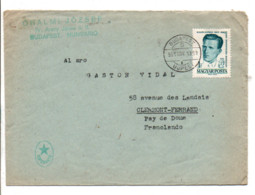 HONGRIE SEUL SUR LETTRE POUR LA FRANCE 1961 - Cartas & Documentos