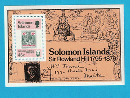 SSCF478- ILHAS SALOMÃO 1979- MNH (SELOS S/ SELOS) - Rowland Hill