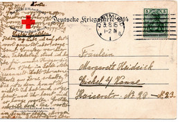 56626 - Deutsches Reich - 1915 - 5Pfg Germania EF A "Kriegskarte" DORTMUND -> Wanne-Eickel - Cartas & Documentos