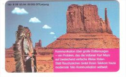 GERMANY  - A 09/94 - Karl May - Indianer - DT Leipzig - A + AD-Series : Werbekarten Der Dt. Telekom AG