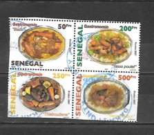 TIMBRE OBLITERE DU SENEGAL DE 2008 N° MICHEL 2136/39 - Sénégal (1960-...)