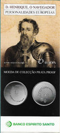 Portugal , 2006 , Diptych Flyer About Silver Coin " D. HENRIQUE O NAVEGADOR "  8,00 €  , Navigator - Books & Software