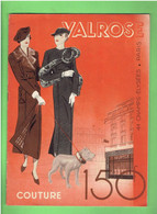 CATALOGUE VALROSE COUTURE 44 CHAMPS ELYSEES A PARIS COLLECTION HIVER 1934 1935 CHAPEAUX FOURRURES ROBES MANTEAUX FEMME - Littérature