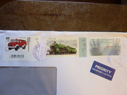 2023   DEUTSCHLAND  3 Stamps Used On A Letter - Gebraucht