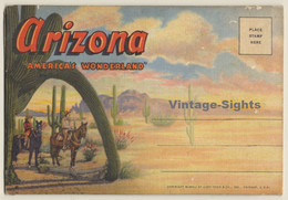 Arizona / USA: America's Wonderland (Vintage Leporello PC ~1940s) - Chattanooga