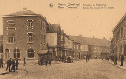 MENEN  BARAKKEN  TOLKANTOOR EN RIJSSELSTRAAT        2 SCANS - Menen