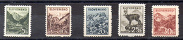 Eslovaquia Serie N ºYvert 39/43 ** - Unused Stamps
