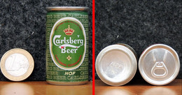 BIERE Mignonette Cannette - DANEMARK - CARLSBERG HOF - 2.5 Cl - ALPA - Mignonettes