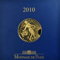 France, Monnaie De Paris, 500 Euro, 2010, Pessac, Semeuse.BU, FDC, Or, KM:1642 - France