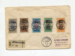 !!! TOGO, LETTRE RECOMMANDEE D'ATAKPAME DE 1918 POUR PARIS - Lettres & Documents