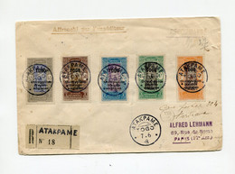 !!! TOGO, LETTRE RECOMMANDEE D'ATAKPAME DE 1918 POUR PARIS - Covers & Documents