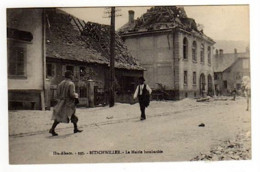 BISCHWILLER (67) LA MAIRIE BOMBARDEE GUERRE 1914-18 - Bischwiller