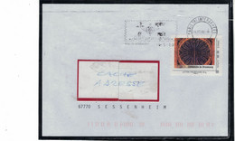 FLAMME PARIS TRI INTERARMEES 14/05/09 SUR AUTO ADHESIF CATHEDRALE DE STRASBOURG ( Lot 461) - Storia Postale