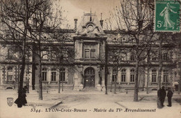 Dep 69 , Cpa   LYON CROIX ROUSSE , 5344 , Mairie Du IVè Arrondissement  (24498) - Lyon 4