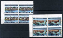 1969 GUERNSEY MNH ** 17A-18A Dent. 13¼x13 In QUARTINA, Firmati Diena - Guernesey