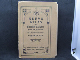Nuevo Atlas De Historia Natural Para La Juventud - Con 114 Ilustraciones Volumen VIII - Plantas - 2680 - Sonstige & Ohne Zuordnung