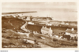 ALDERNEY -View Of Harbour And Stone Works (Stone Crusher)- Real Photograph- CI Series C1930s- Ile Aurigny - Alderney