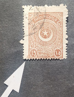 TURKEY OTTOMAN العثماني التركي Türkiye 1923 STAR AND HALF MOON CAT UNIF 680 VARIETY COLOR PERF.13 1/2 - Used Stamps