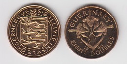 Guernsey Proof Coin 8 Doubles 1966 - Guernesey