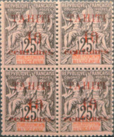 LP3844/1960 - 1903 - COLONIES FRANÇAISES - TAHITI - N°31 SUPERBE BLOC NEUF(*) - Nuovi