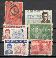 CUBA - 6 MNH/USED STAMPS - Collezioni & Lotti