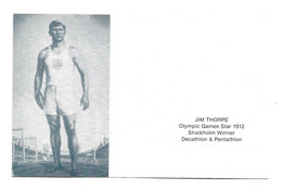 USA UNITED STATES - JIM THORPE - JEUX OLYMPIQUES OLYMPIC GAMES DECATHLON PENTATHLON - Olympic Games