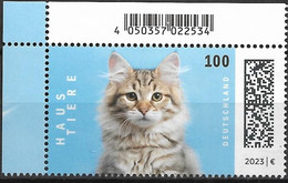 2023  Deutschland Germany Mi. 3748 **MNH EOL  Sibirische Katze (Felis Catus) - Ungebraucht