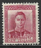 New Zealand 1947. Scott #262 (U) King George VI - Oblitérés