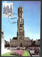 OCB Nr 3896 Brugge Bruges Belfort Beffroi - Covers & Documents