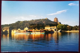 CHINA POSTCARD COLORED MINT A PANORAMIC VIEW OF THE SUMMER PALACE - China