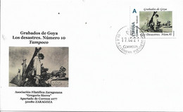 SPAIN. COVER GOYA ENGRAVING. DESASTRES 10. "TU SELLO" - Storia Postale