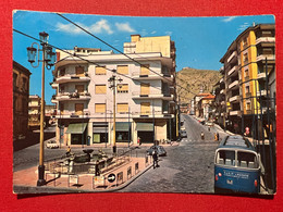 Cartolina - Maddaloni ( Caserta ) - Piazza Fontana - 1965 Ca. - Caserta