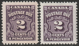 Canada 1935 Sc J16,J16c Mi P16 Yt Taxe 15 Postage Due MNH** Both Shades - Strafport