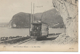 PM120/ Monaco La Route De Nice La Baie D'Eze Tramway - TRAM MINT - Autres & Non Classés