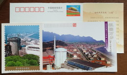 Construction Of Qinshan Nuclear Power Station,China 2009 The 60 Anniversary Of PRC Advertising Pre-stamped Card - Atomo