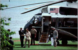 Prime Minister Trudeaux Greets President Reagan At The Ottawa Summit - Presidentes