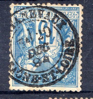 1878-type Sage N° 90..15c Bleu ..oblitération Cachet  PONTANEVAUX -  20 DEC 84-(La Chapelle De Guinchay) - 1877-1920: Période Semi Moderne
