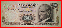 * ATATURK (1923-1938): TURKEY ★ 50 LIRAS (1976-1982) LAW 1970! CRISP! ★ LOW START ★ NO RESERVE! - Turquie